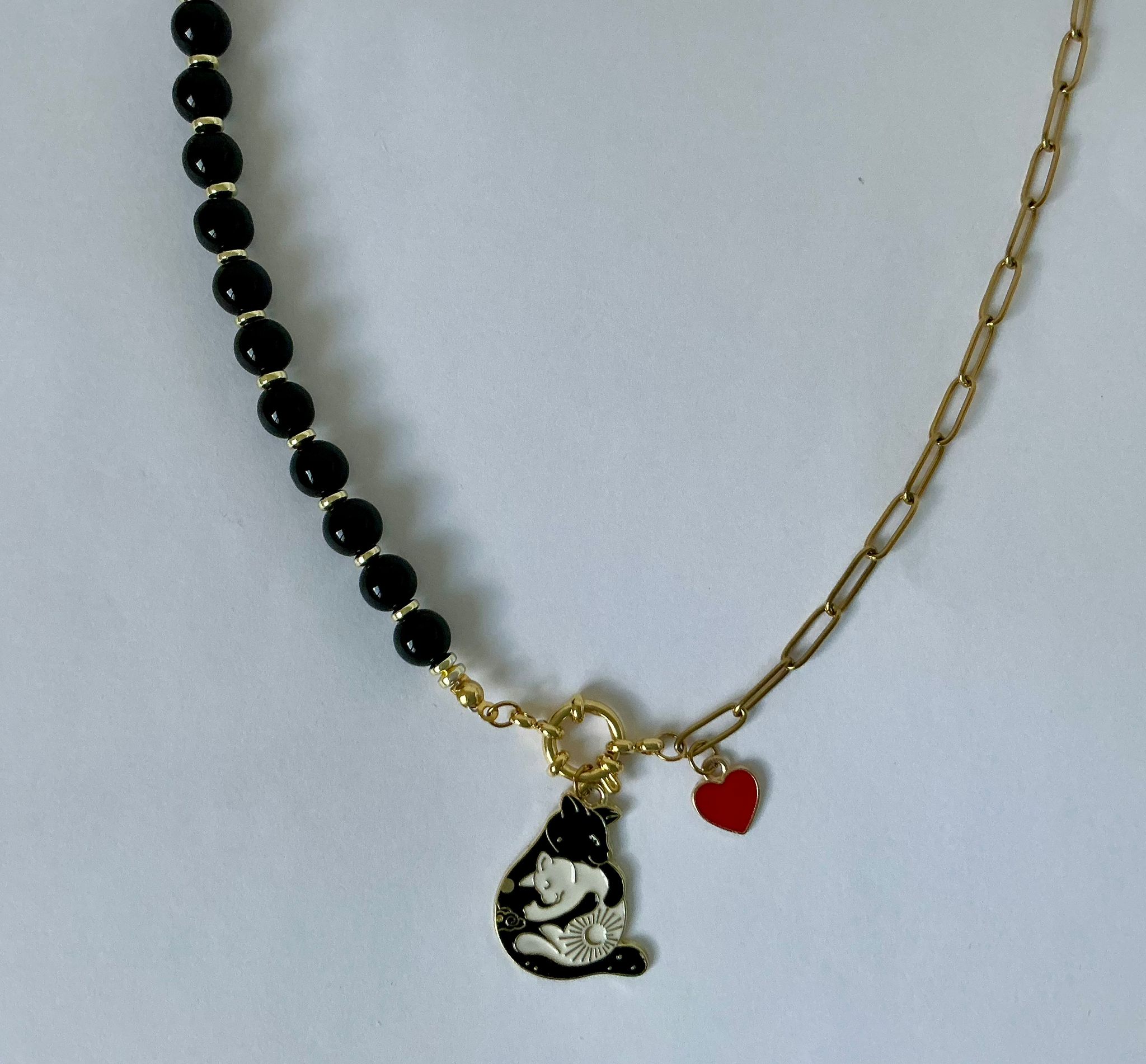 midnight heart necklace midnight heart necklace
