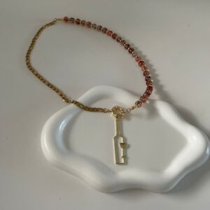 rose & gold necklace