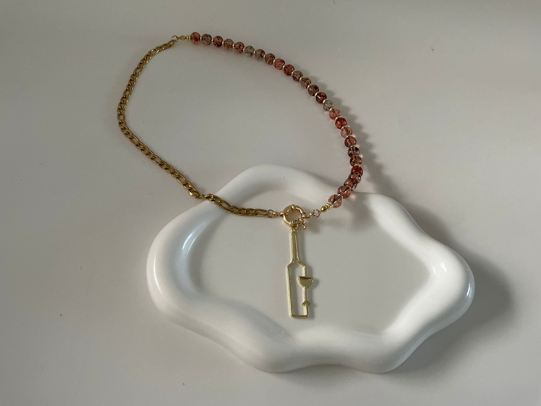 rose & gold necklace rose & gold necklace