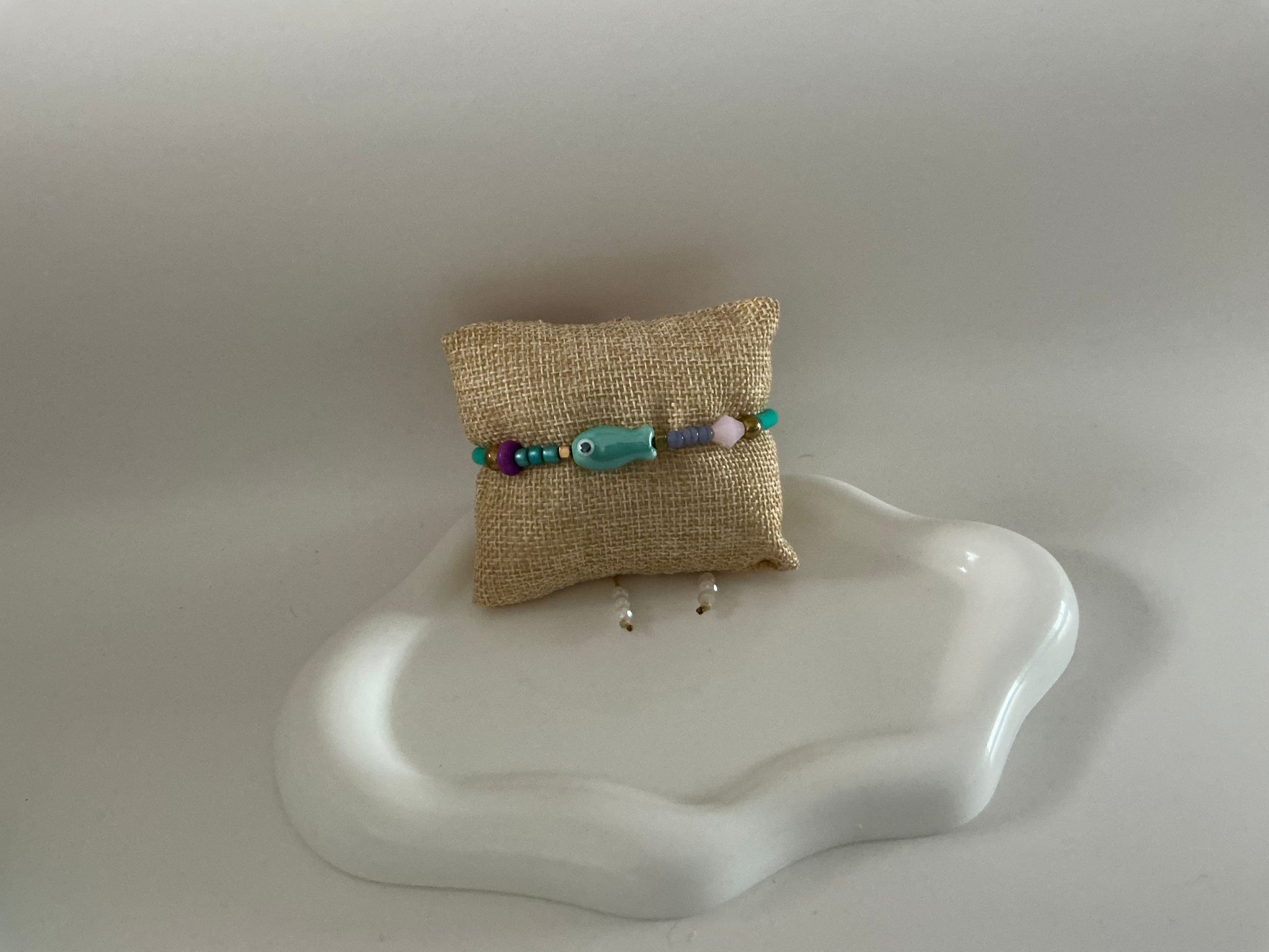 pink fish mini bracelet pink fish mini bracelet