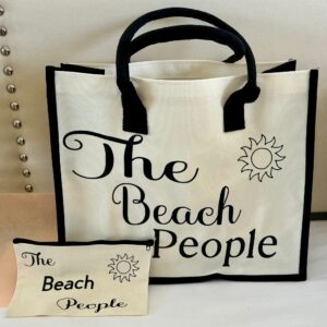 the beach people tote bag