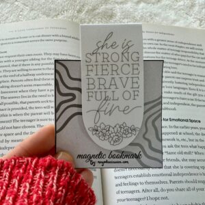 she is magnetic bookmark
